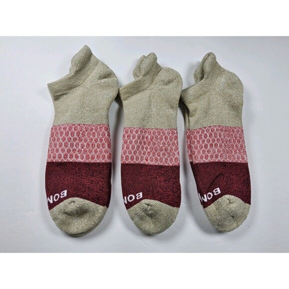 Bombas Original Athletic Ankle Socks Lot Of 3 Pairs Size L - Picture 1 of 2